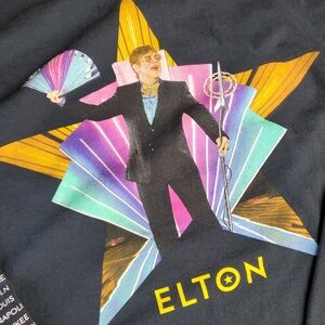 2022 Elton John Goodbye Yellow Brick Road Concert Long Sleeve sz XL